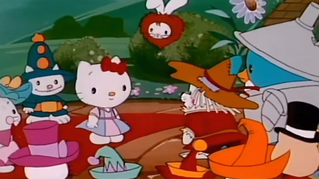 Hello Kitty in the world of Wizard of the Oz.