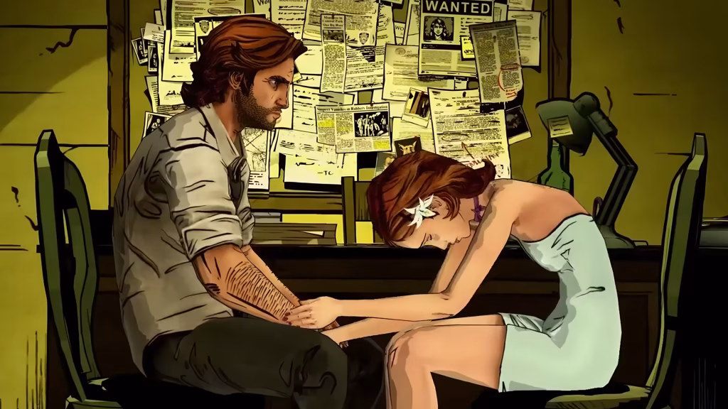 Bigby investigating a case.