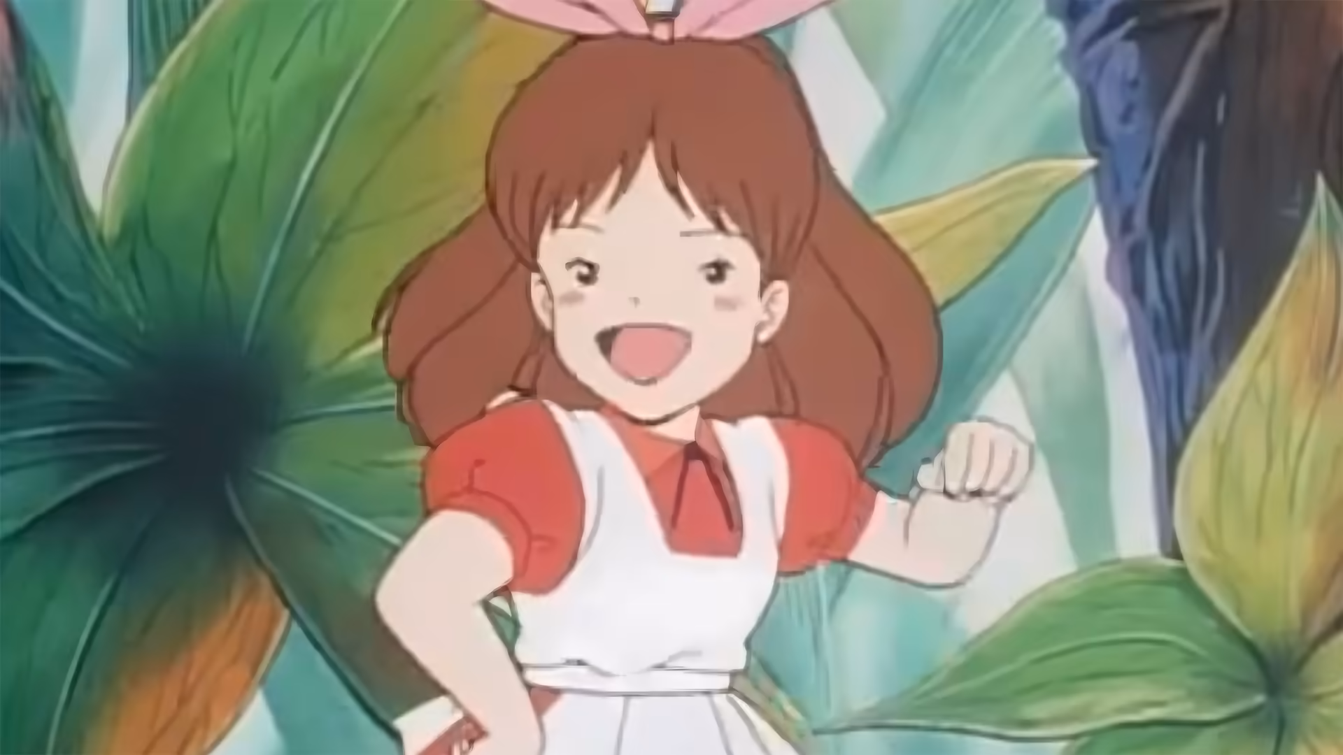 Thumbelina going into a dance.